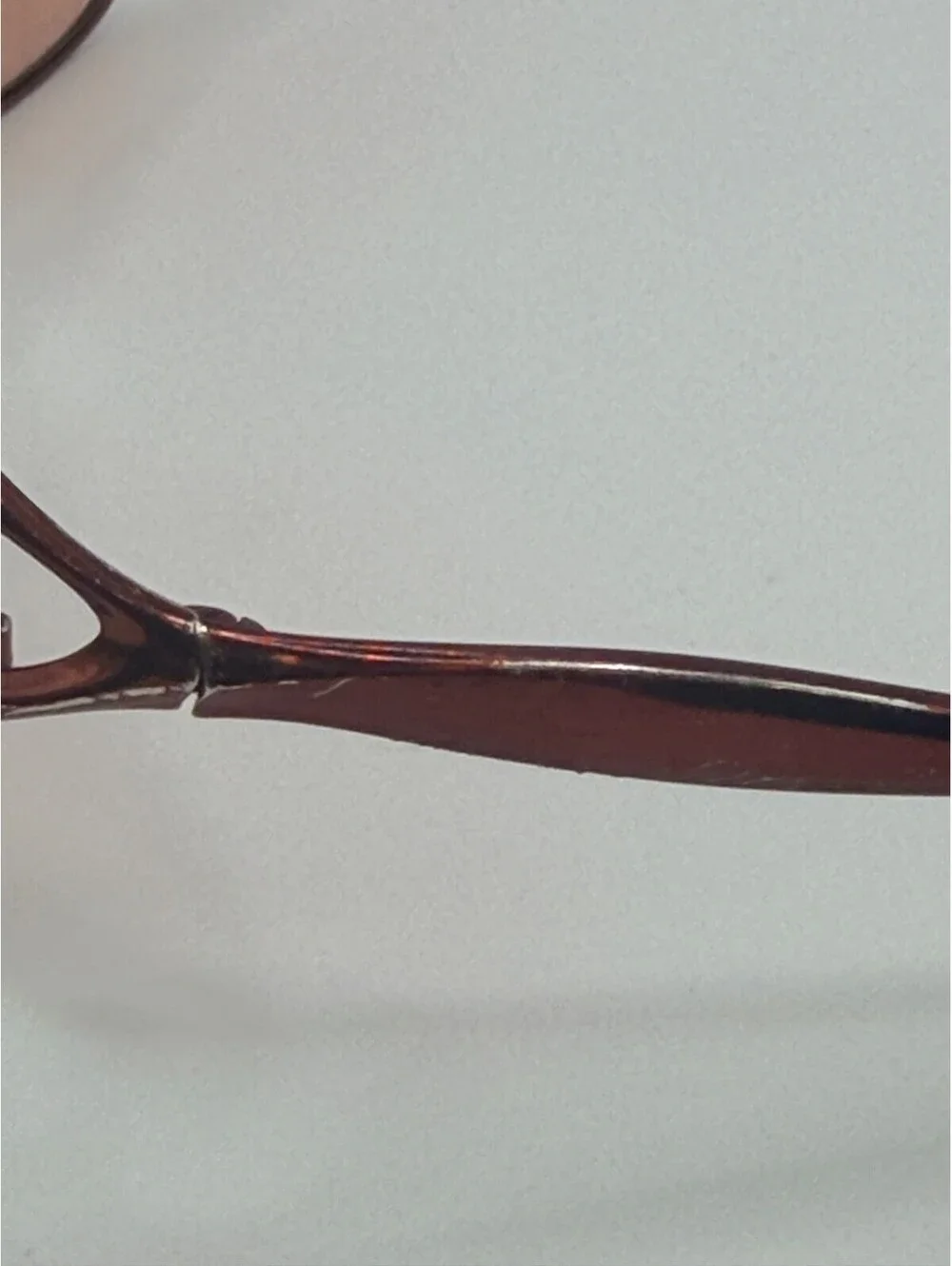 Oakley Hinder Sunglasses 004043-03 Burgundy Bronze Frame Needs New Lenses